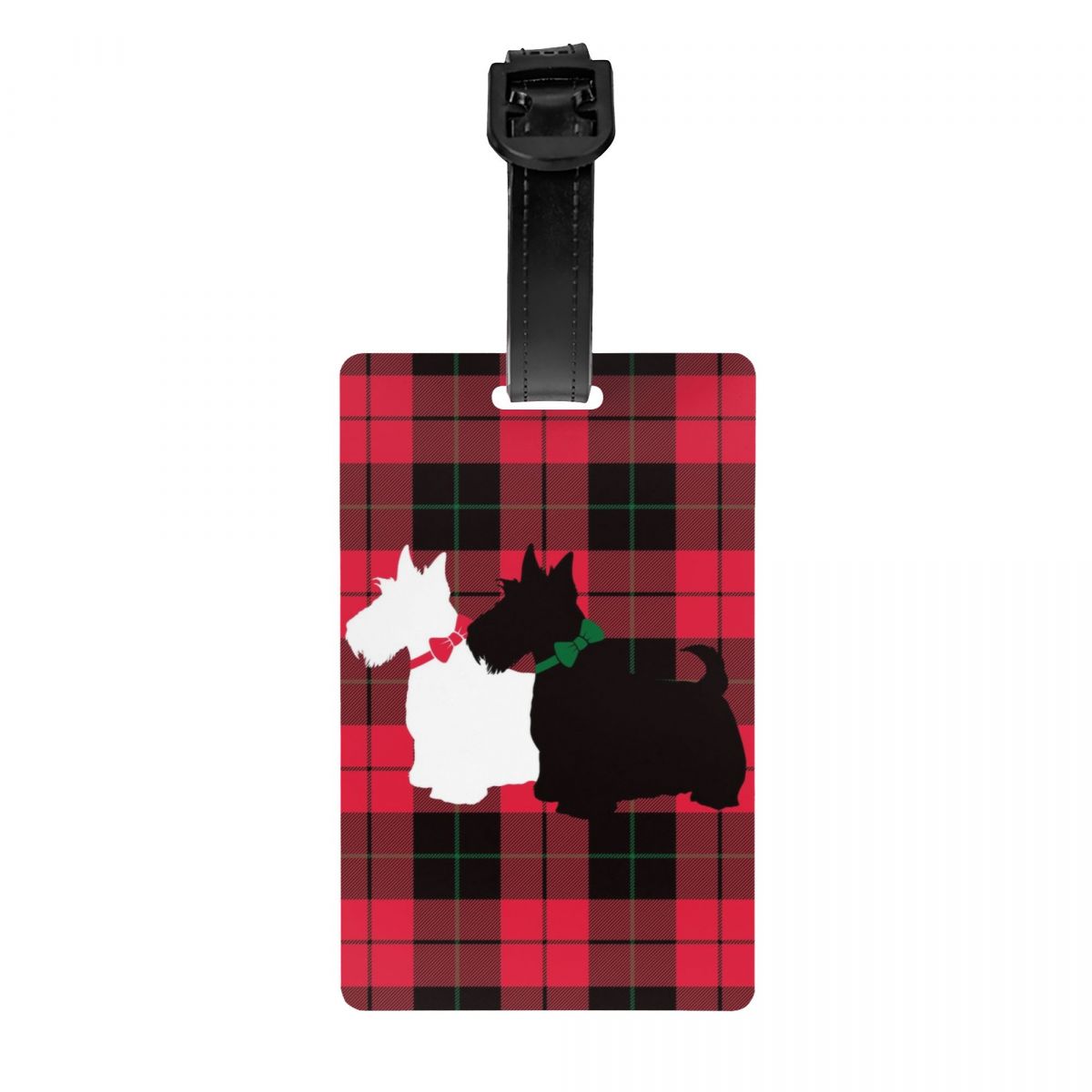 Travel Accessories Vogue - Niestandardowe przywieszki bagażowe Vogue Tartan Scottie