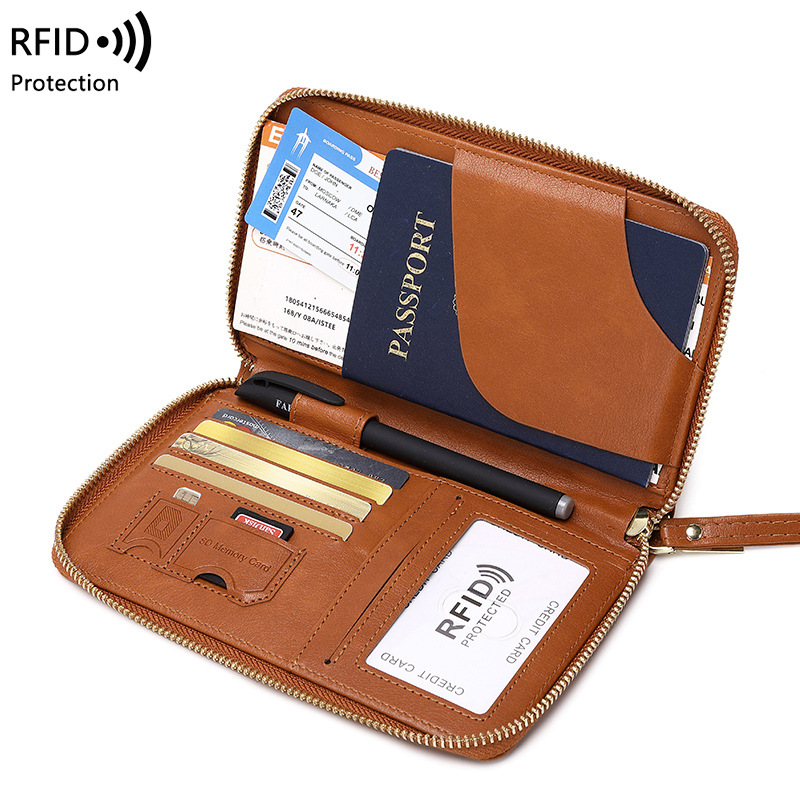 Travel Accessories Rfid - Nowa skórzana okładka na paszport RFID