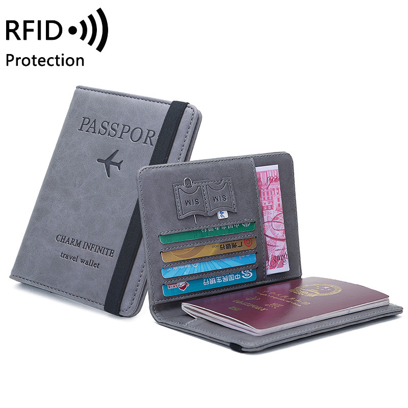 Travel Accessories Rfid - Etui na paszport ze skóry PU