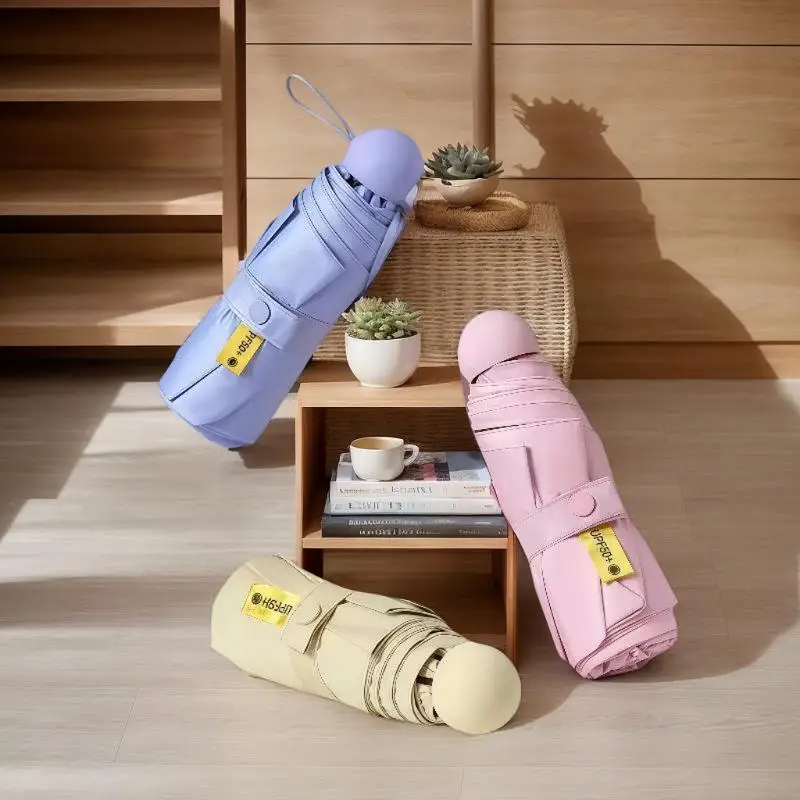 Travel Umbrella Compact - Kompaktowy Mini Parasol Podróżny z Ochroną