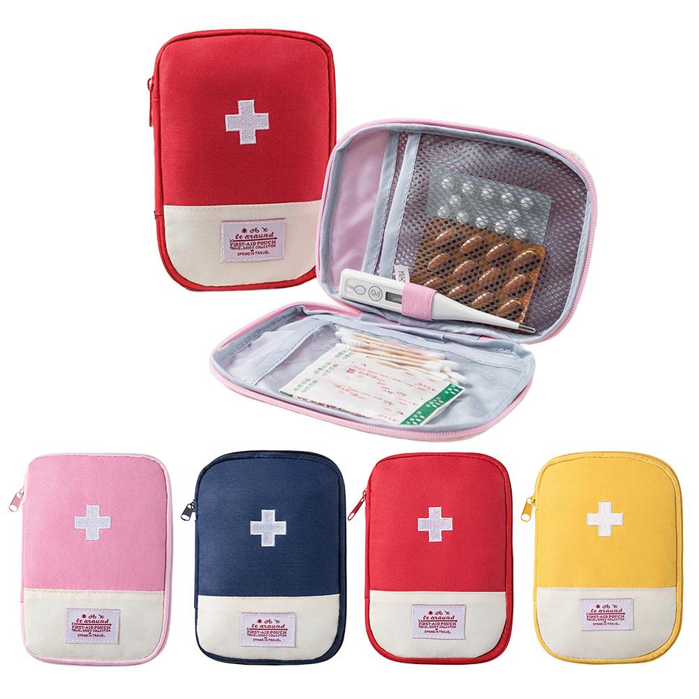 First Aid Travel Kit - Przenośna apteczka podróżna, mała torba do