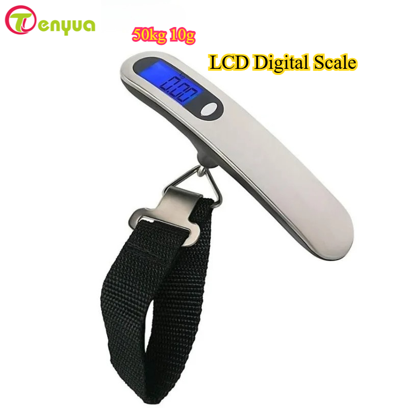 Luggage Scale Hanging - Przenośna waga cyfrowa LCD 50kg 10g