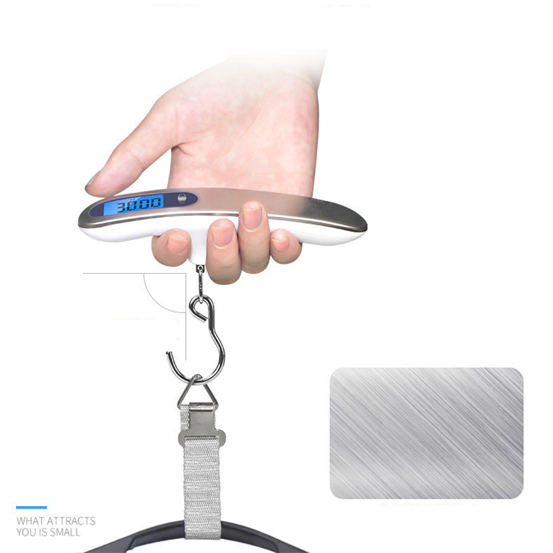 Luggage Scale Hanging - Przenośna waga cyfrowy wyświetlacz LCD 110lb/50kg