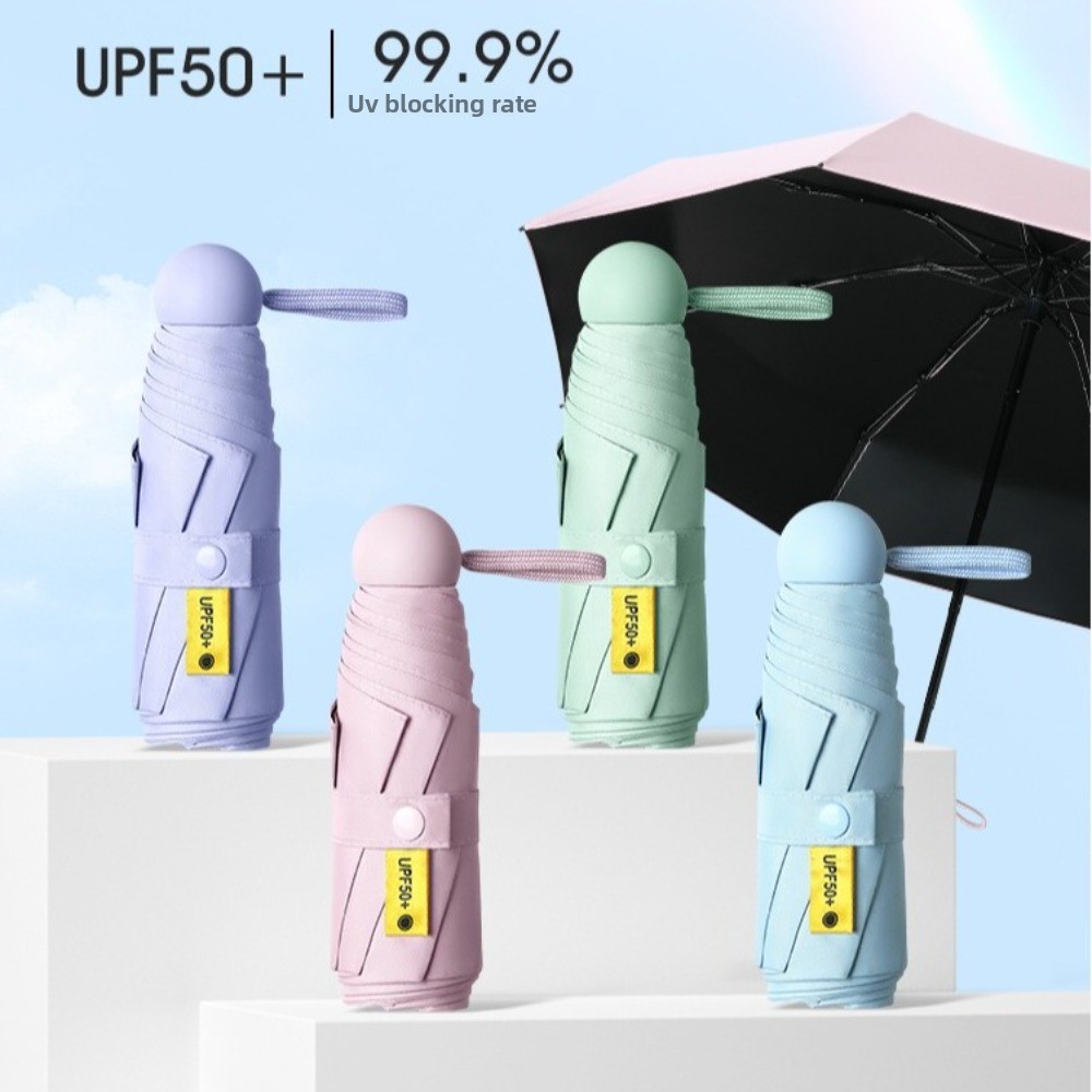 Travel Umbrella Compact - Mini składany parasol w kapsułce z