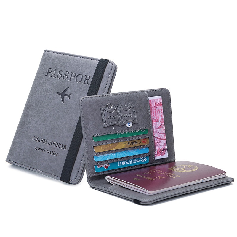 Travel Accessories Rfid - Nowa stylowa gumka skórzana okładka na