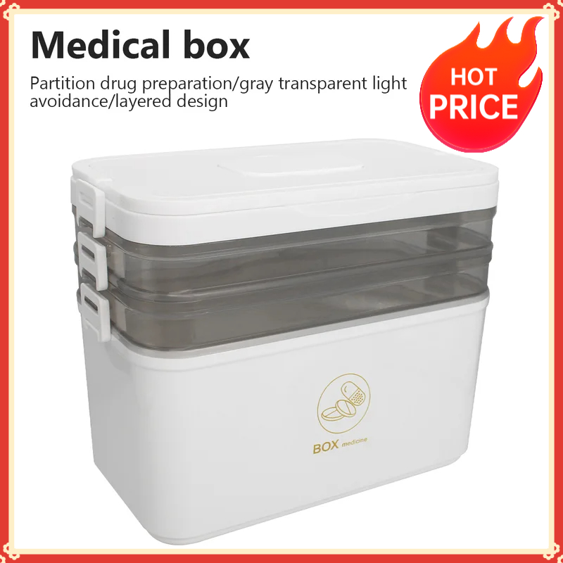 First Aid Travel Kit - Przenośna apteczka o dużej pojemności, domowy