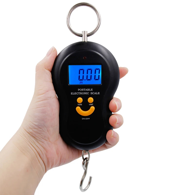 Luggage Scale Hanging - 50kg 10g Cyfrowa waga wędkarska Wiszący