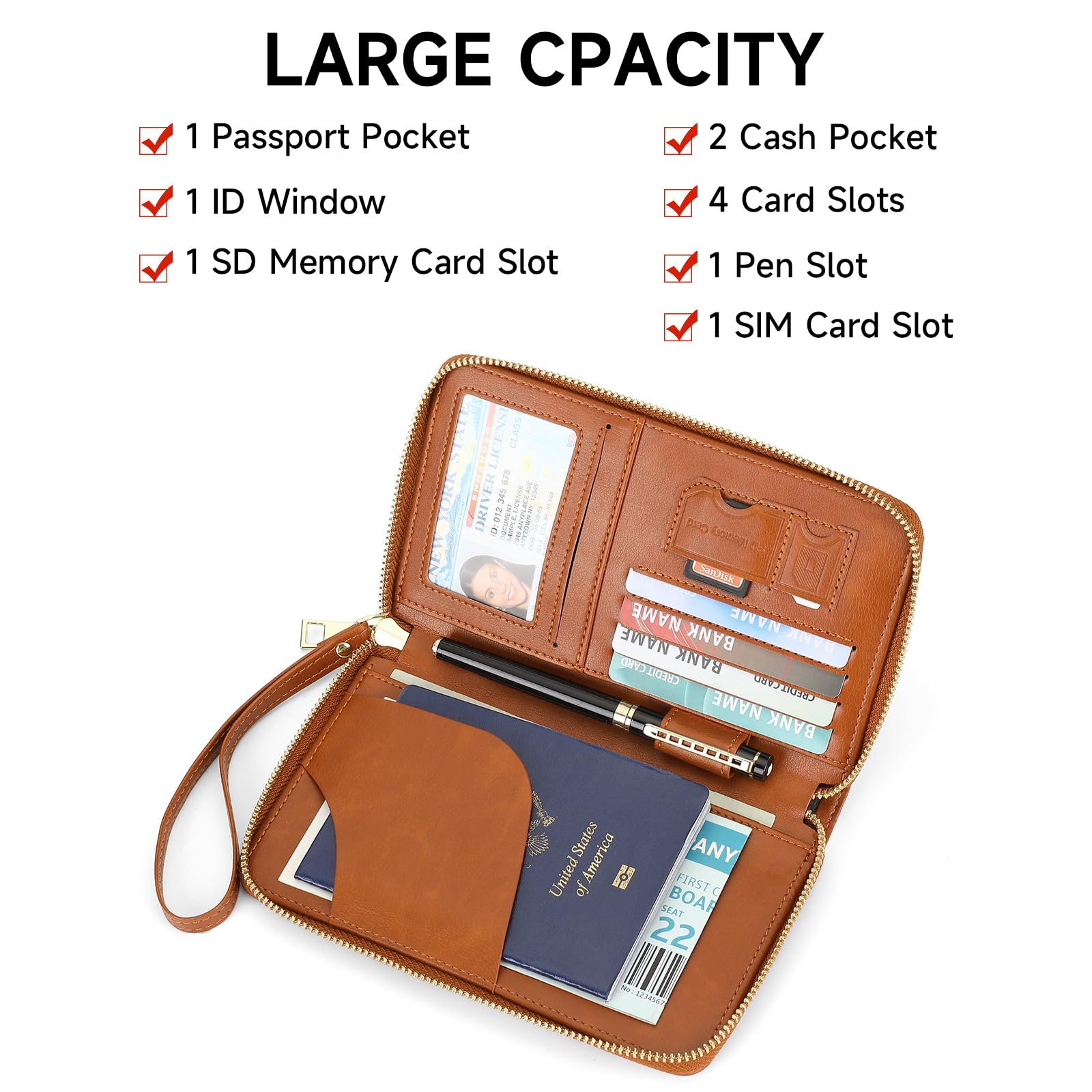 Portfel na paszport dla kobiet – Travel Accessories Rfid recenzja i cena