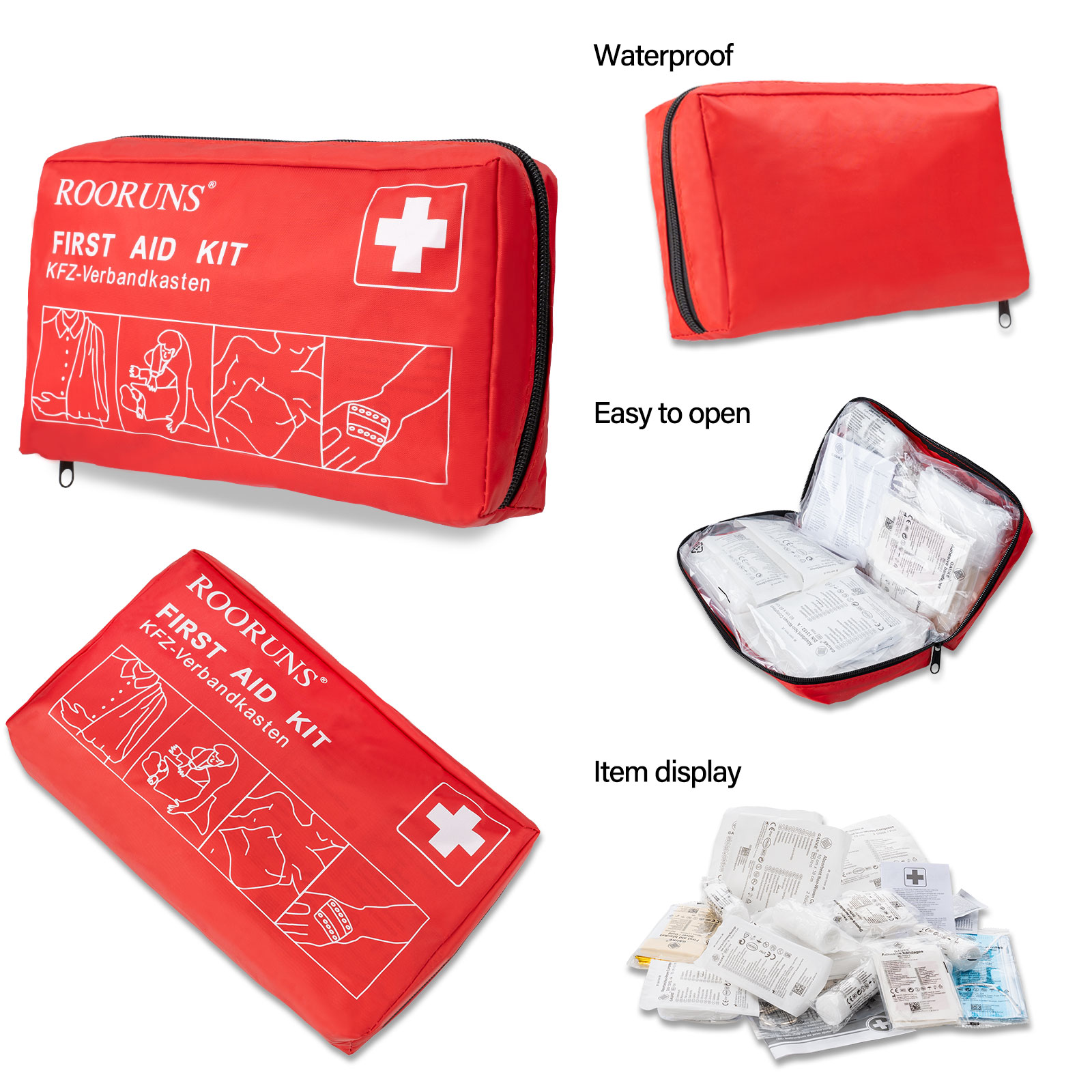 ROORUNS Przenośna apteczka pie – First Aid Travel Kit recenzja i cena
