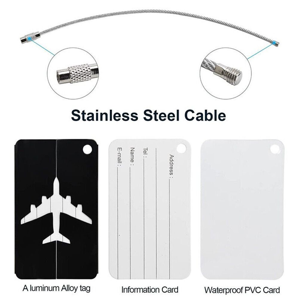 Aluminiowe etykiety na bagaż p – Travel Accessories On Plane recenzja i cena