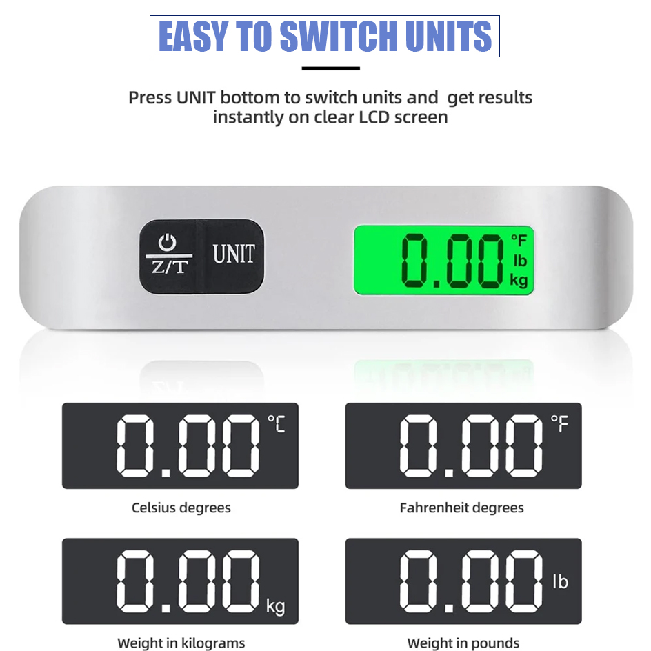 Przenośna waga Cyfrowy wyświet – Luggage Scale Hanging recenzja i cena